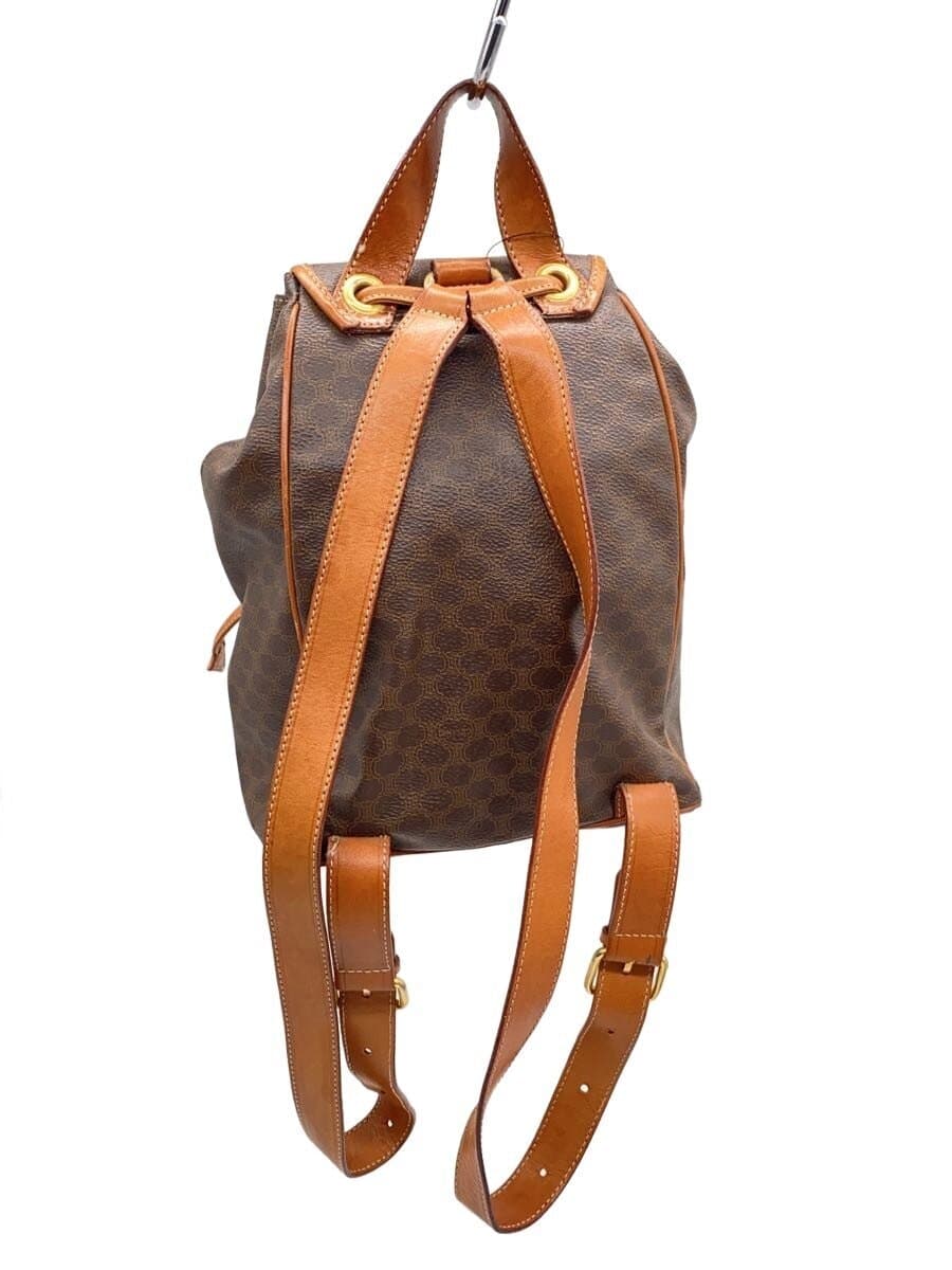 CELINE shoulder bag leather BRW all-over pattern 3