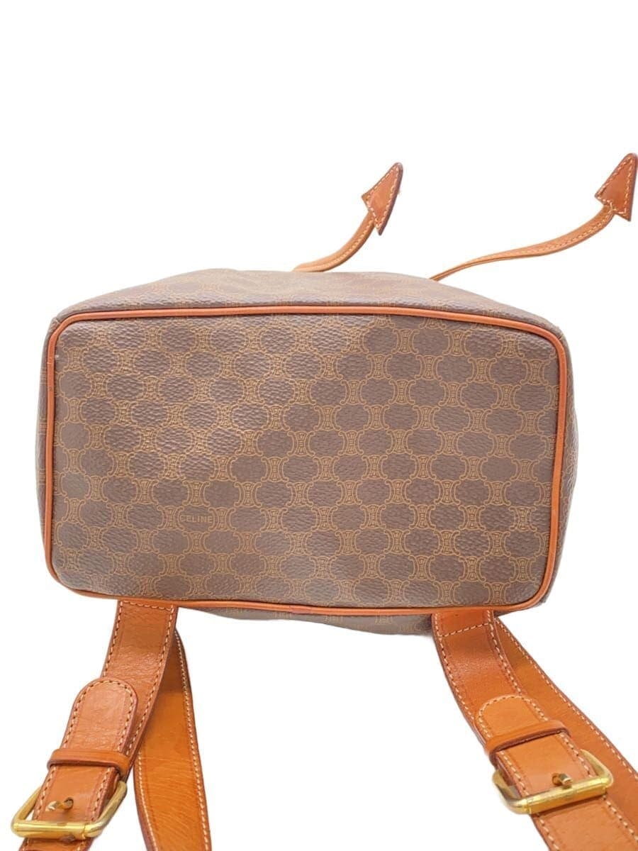 CELINE shoulder bag leather BRW all-over pattern 4