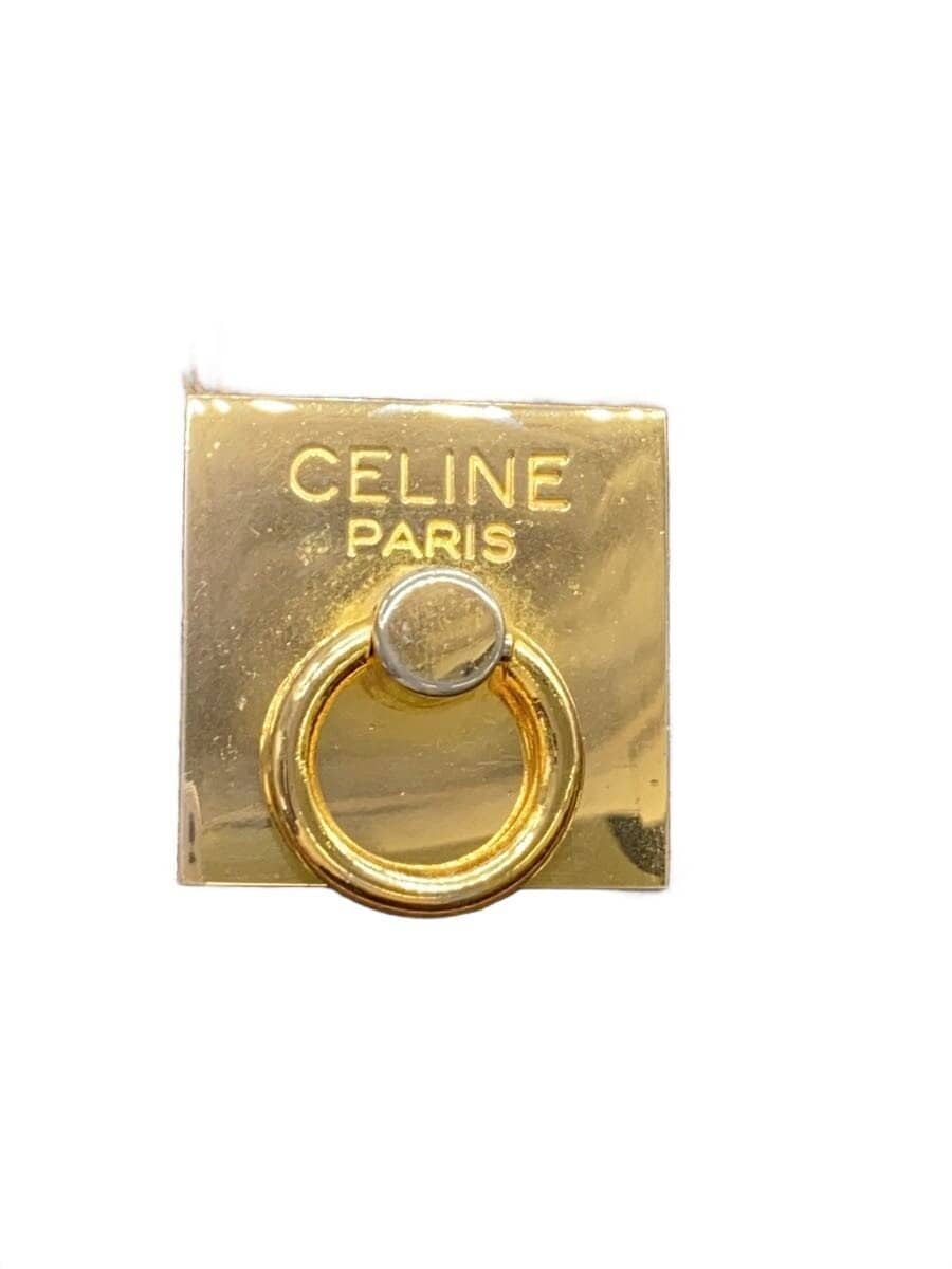 CELINE shoulder bag leather BRW all-over pattern 5