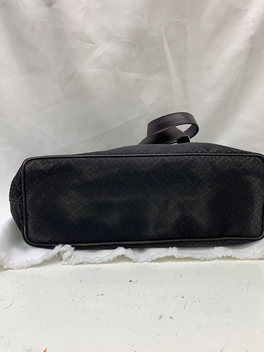 BALLY Tote Bag Nylon BRW All-over Print 4