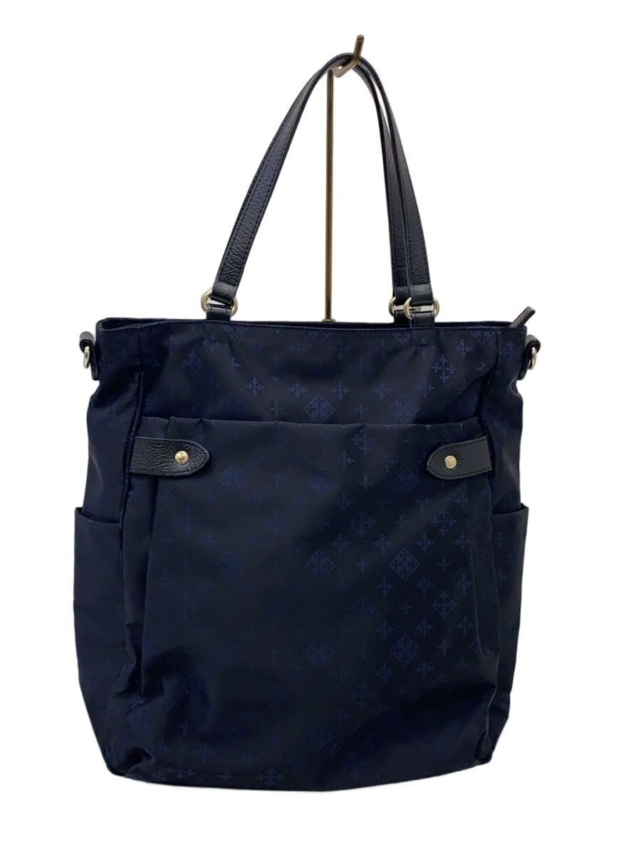 Russet Shoulder Bag Nylon Navy All-over Print