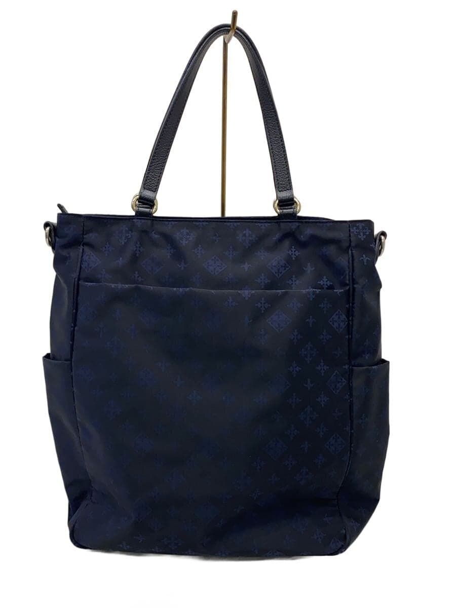Russet Shoulder Bag Nylon Navy All-over Print 3
