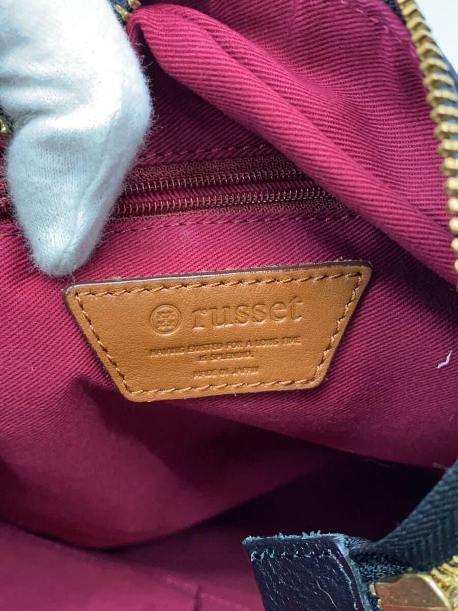 Russet Shoulder Bag Nylon Navy All-over Print 5