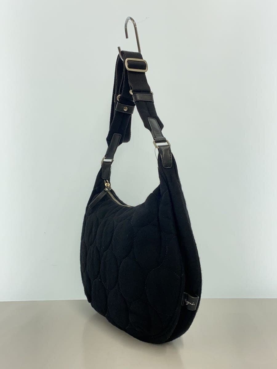 agnes b. Shoulder Bag BLK 2