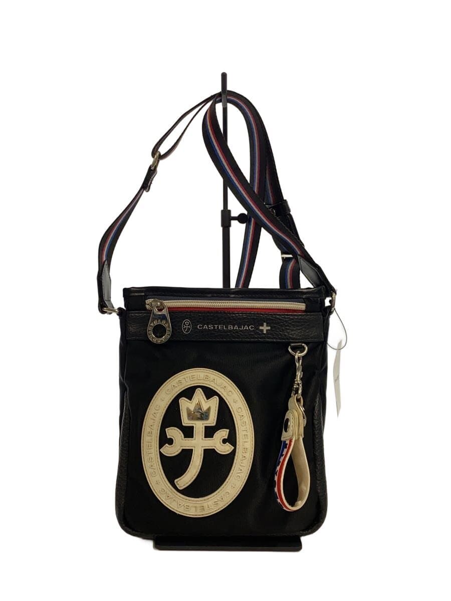 CASTELBAJAC Shoulder Bag Leather BLK