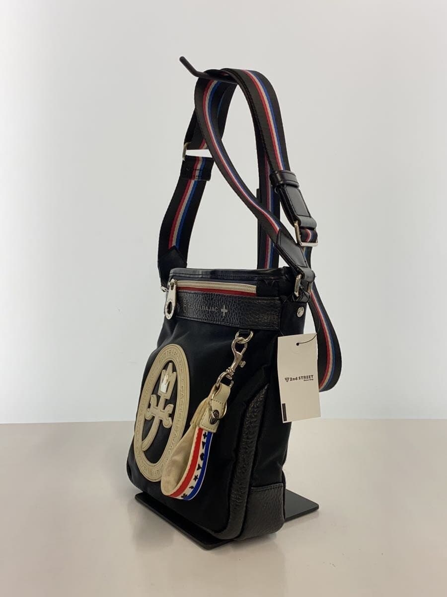 CASTELBAJAC Shoulder Bag Leather BLK 2