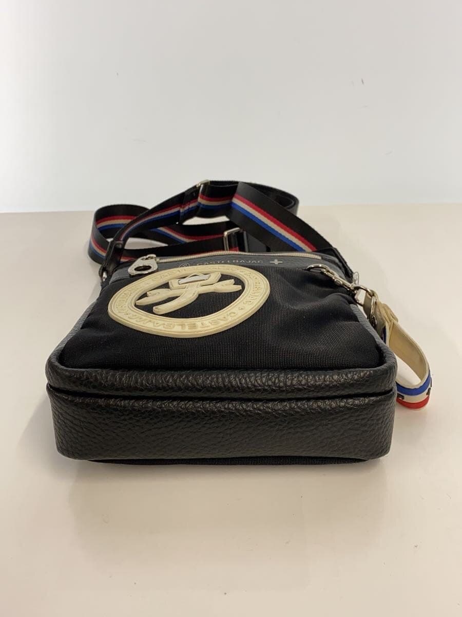 CASTELBAJAC Shoulder Bag Leather BLK 4