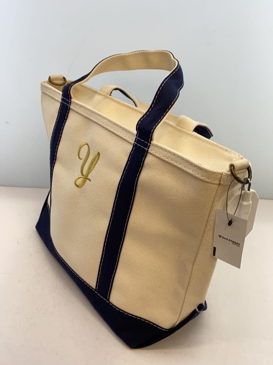 L.L.Bean Handbag Canvas CRM 282343 2