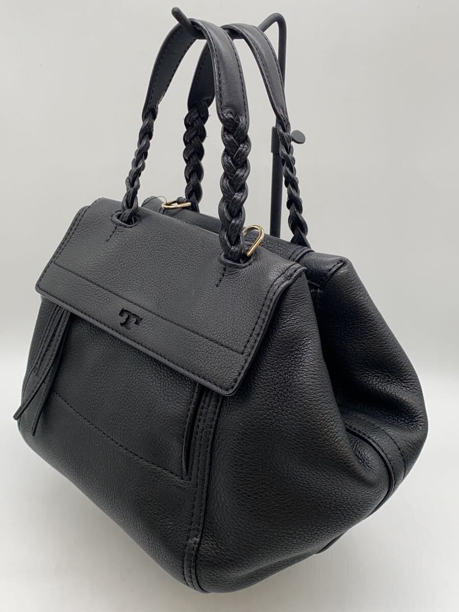 TORY BURCH Tote Bag Leather BLK Solid 10005608 2