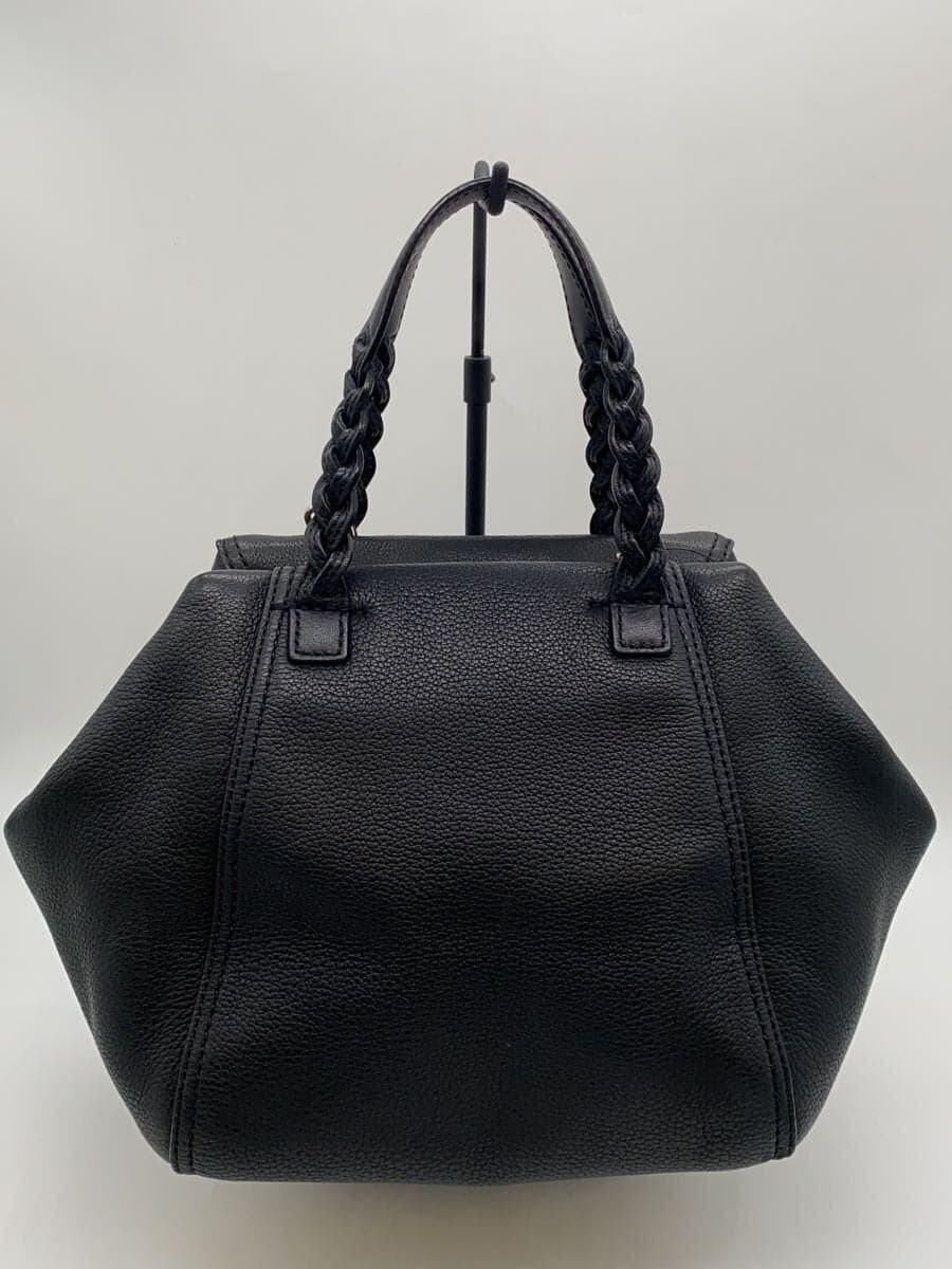 TORY BURCH Tote Bag Leather BLK Solid 10005608 3