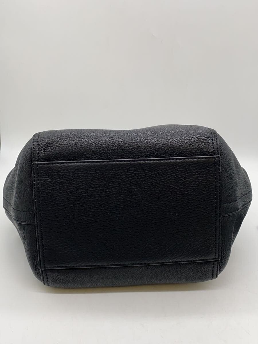 TORY BURCH Tote Bag Leather BLK Solid 10005608 4