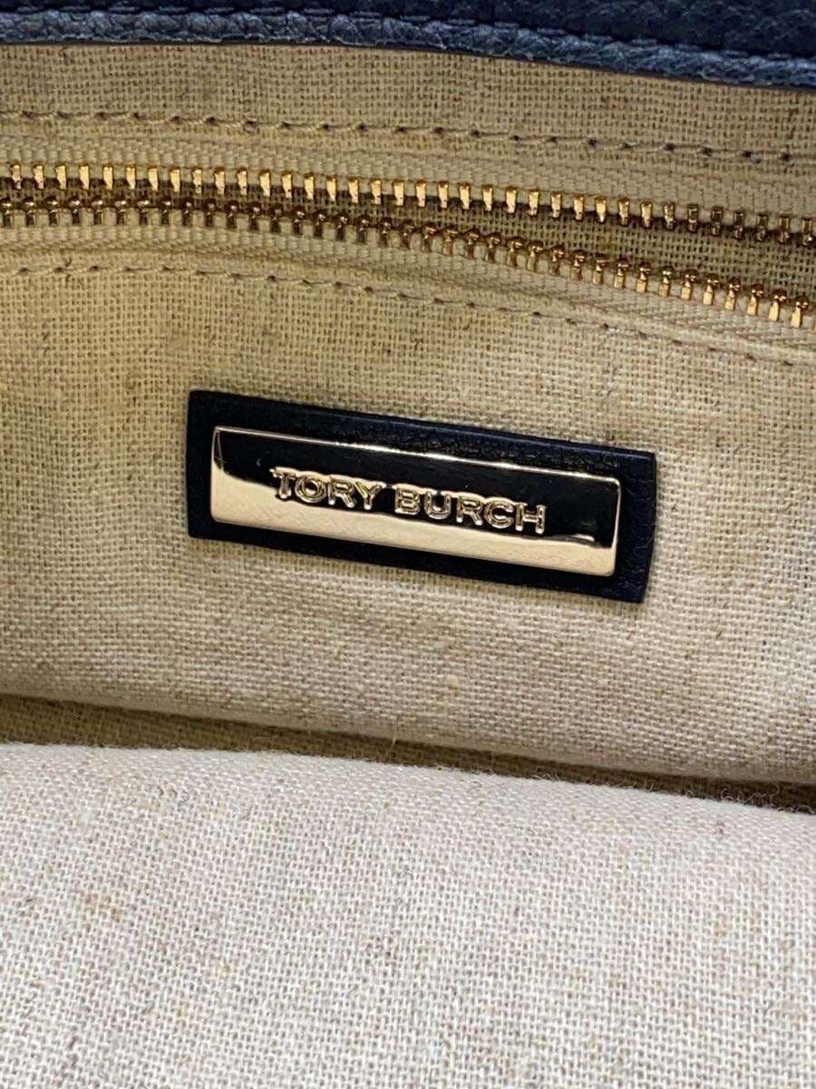 TORY BURCH Tote Bag Leather BLK Solid 10005608 5