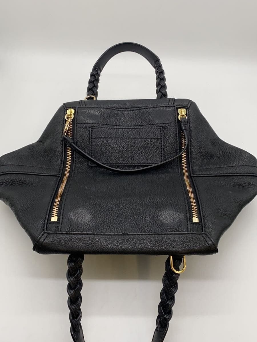 TORY BURCH Tote Bag Leather BLK Solid 10005608 9