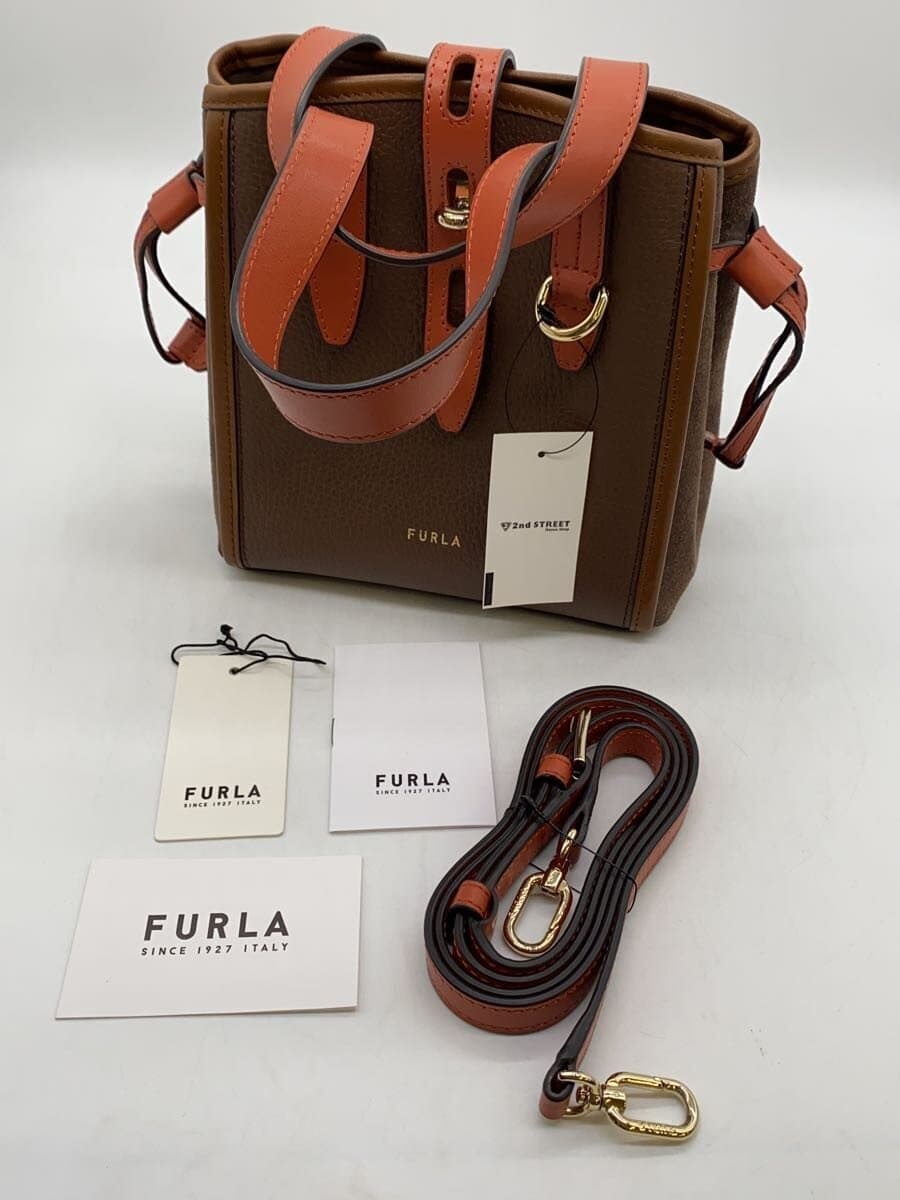 FURLA Shoulder Bag Leather BRW BASRFUA BX1208 8