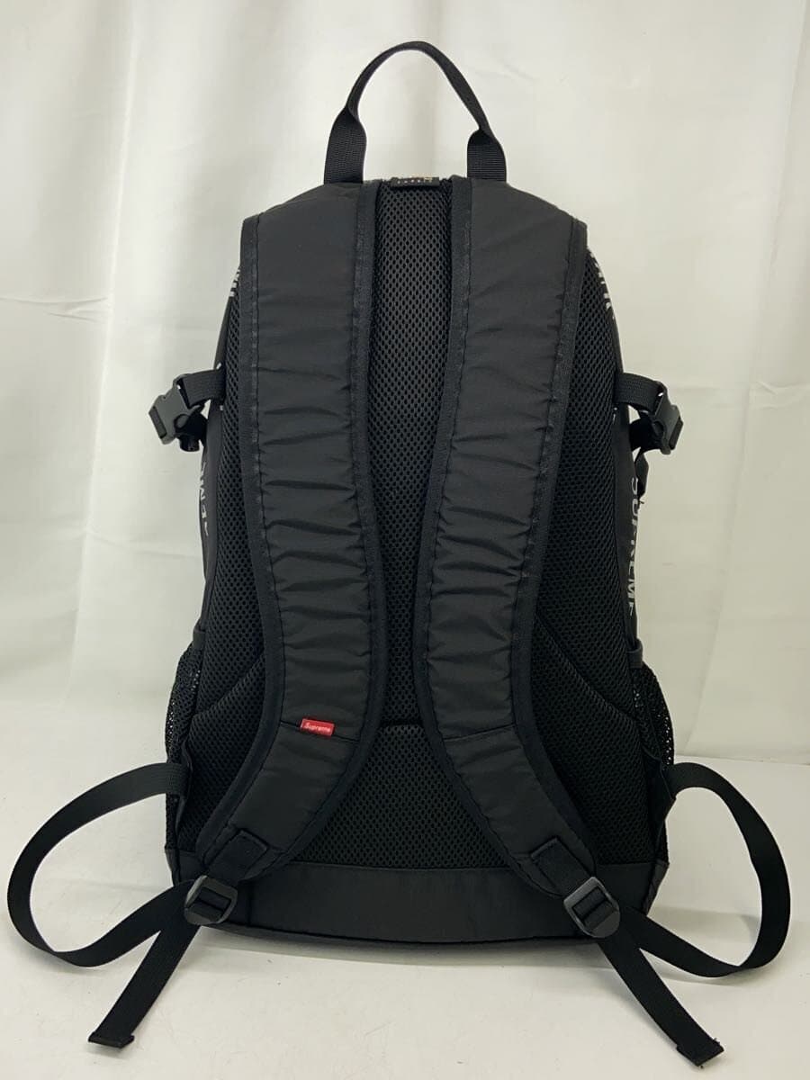 Supreme16AW Reflective Repeat Backpack Backpack Nylon BLK All Over Pattern 3