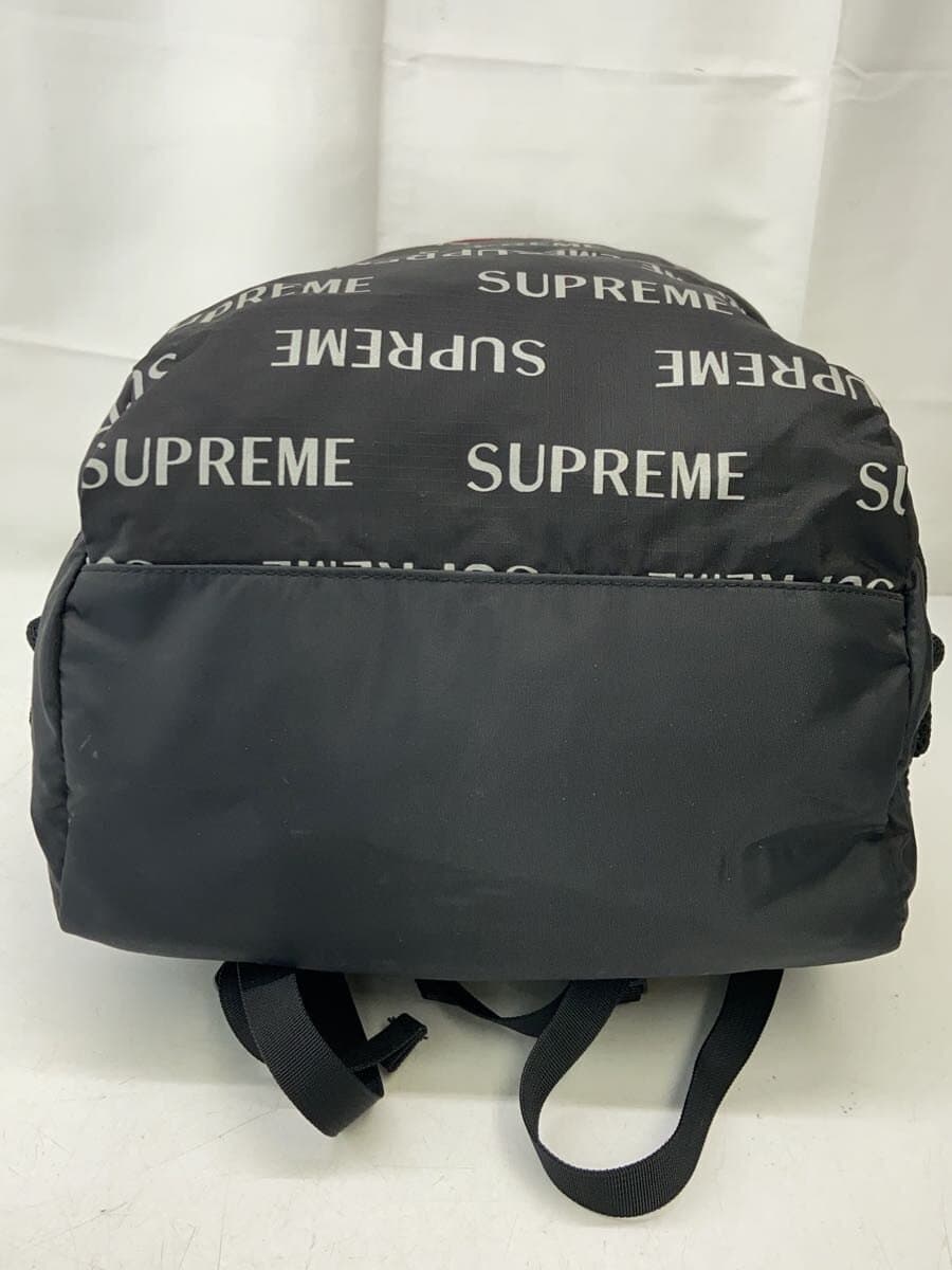 Supreme16AW Reflective Repeat Backpack Backpack Nylon BLK All Over Pattern 5