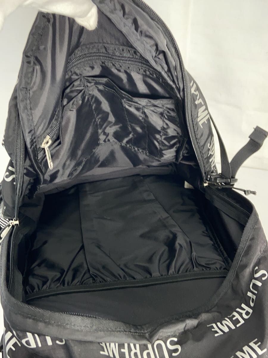 Supreme16AW Reflective Repeat Backpack Backpack Nylon BLK All Over Pattern 7