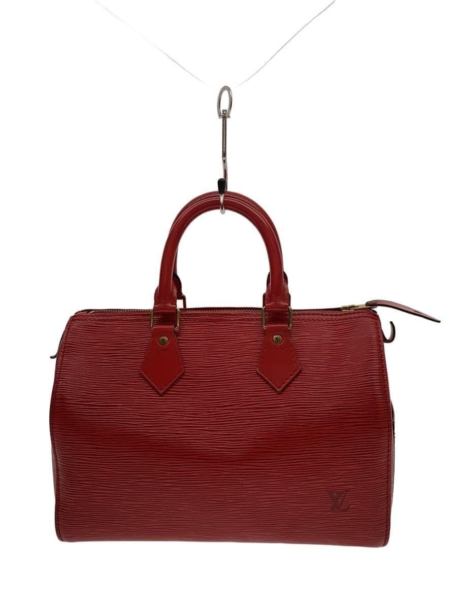 LOUIS VUITTON Speedy 30_Epi Leather RED
