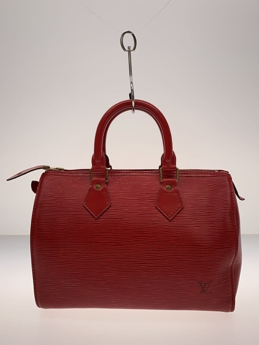 LOUIS VUITTON Speedy 30_Epi Leather RED 3