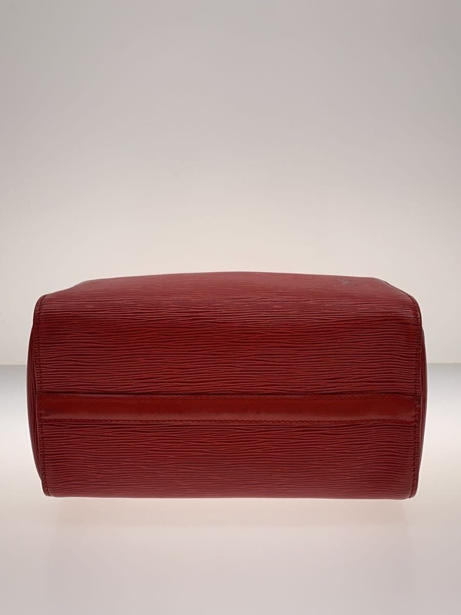 LOUIS VUITTON Speedy 30_Epi Leather RED 4