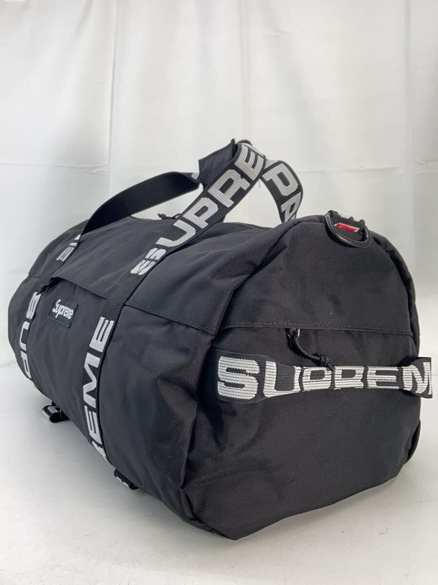 Supreme 18SS Duffle Bag Boston Bag Polyester BLK Solid Color 2