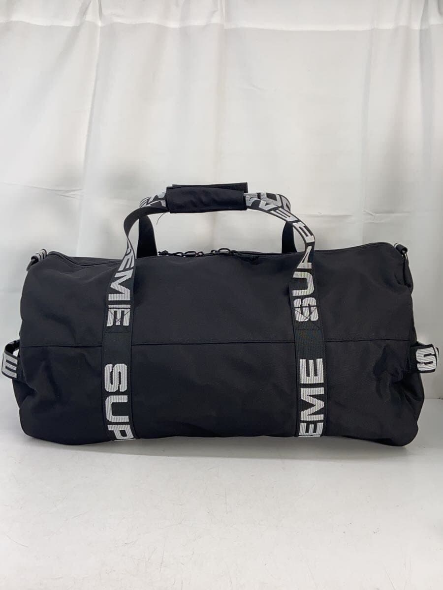 Supreme 18SS Duffle Bag Boston Bag Polyester BLK Solid Color 3