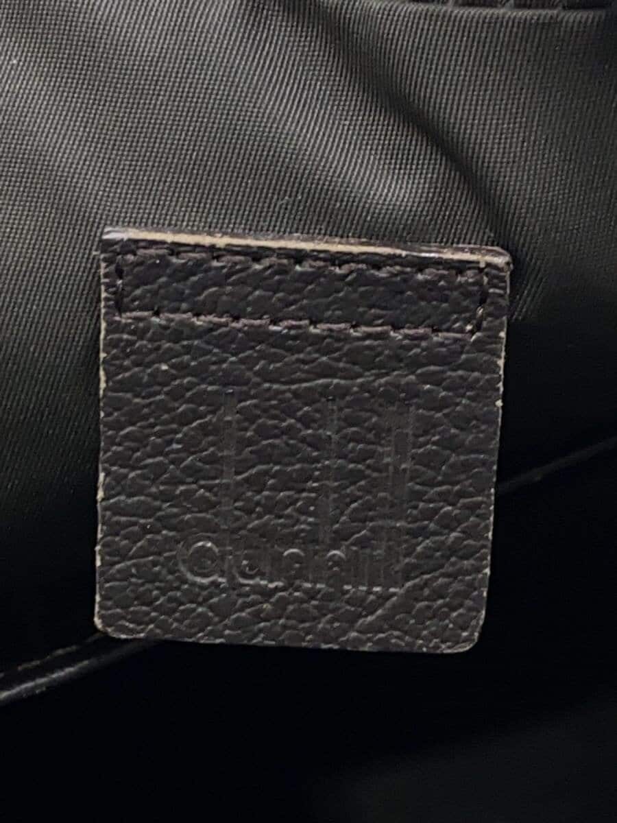 dunhill Shoulder Bag Leather BRW All Over Pattern f-19928 5