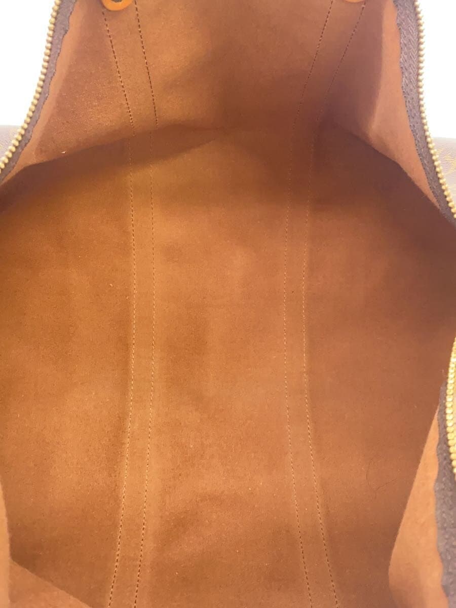 LOUIS VUITTON Keepall 50_Monogram Canvas PVC BRW 6