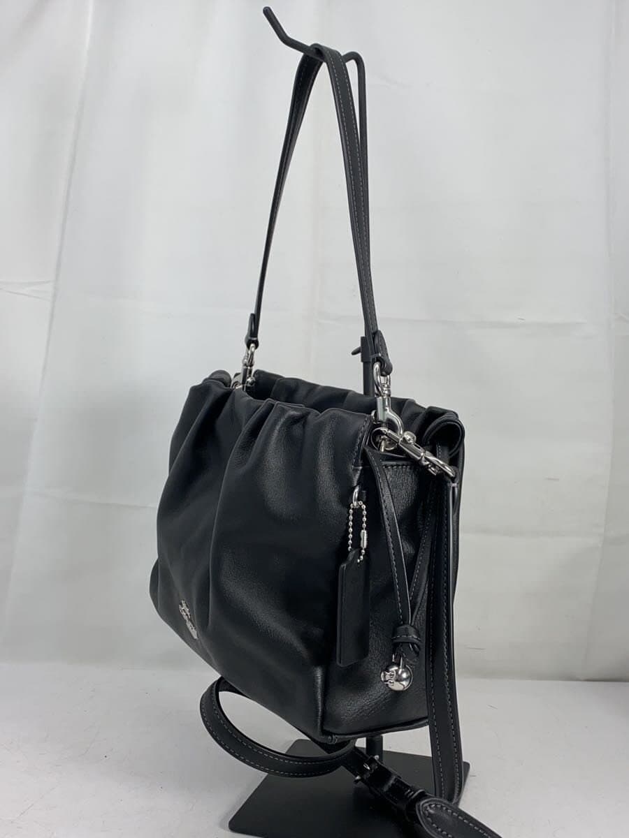 COACH Shoulder Bag Leather BLK Solid F2480-CT763 2