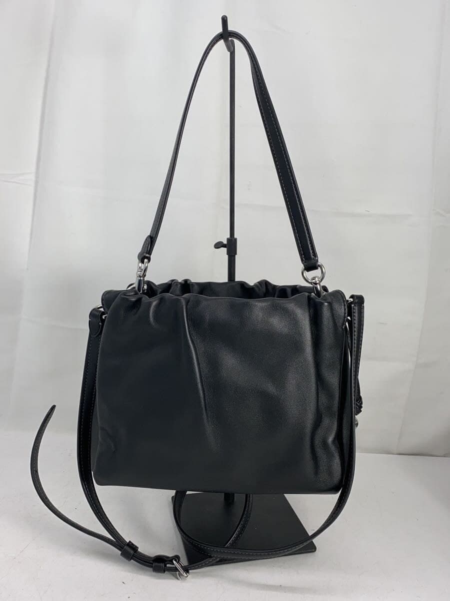 COACH Shoulder Bag Leather BLK Solid F2480-CT763 3
