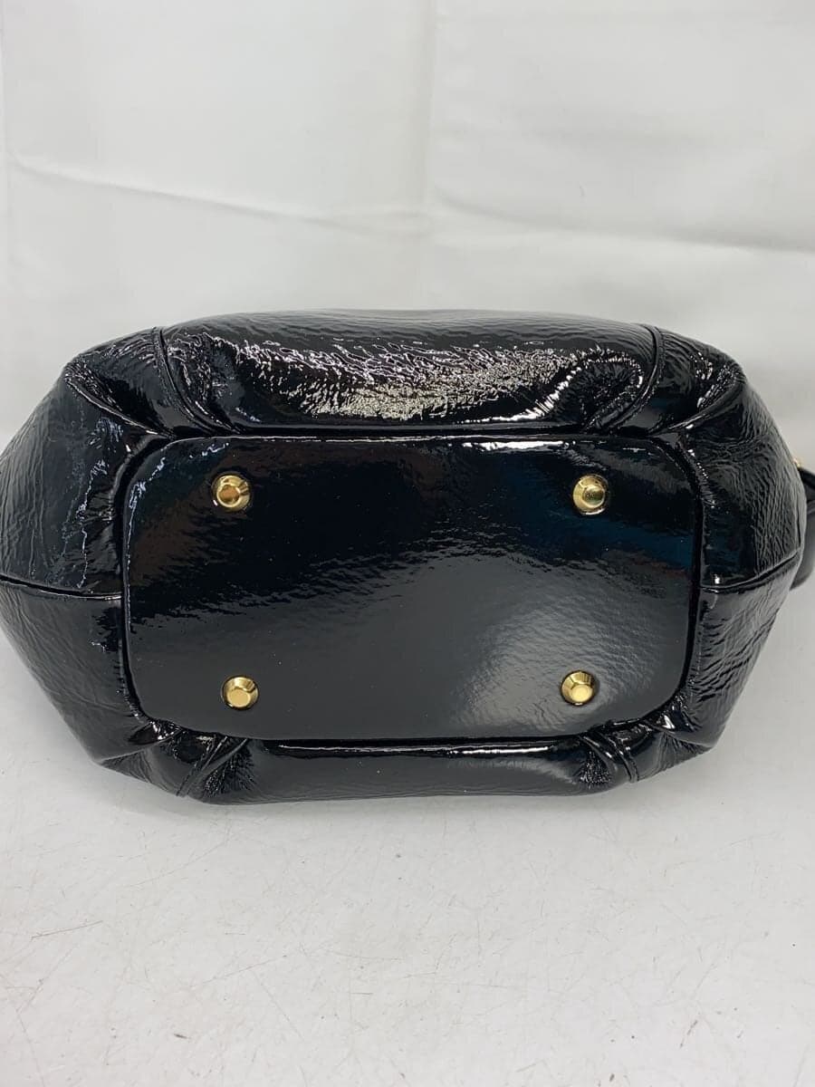 ATAO Shoulder Bag Patent Leather BLK Solid 4