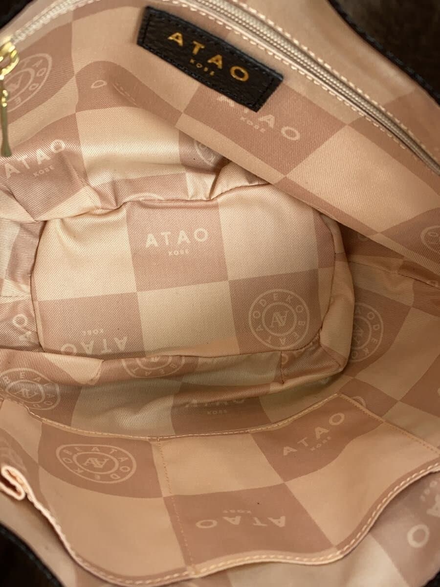 ATAO Shoulder Bag Patent Leather BLK Solid 6