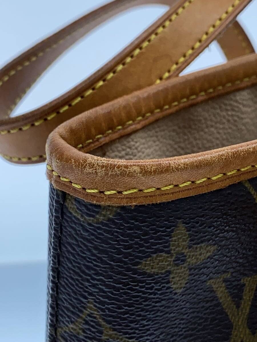 LOUIS VUITTON Petit Baguette_Monogram Canvas PVC BRW All-over Print M42238 9