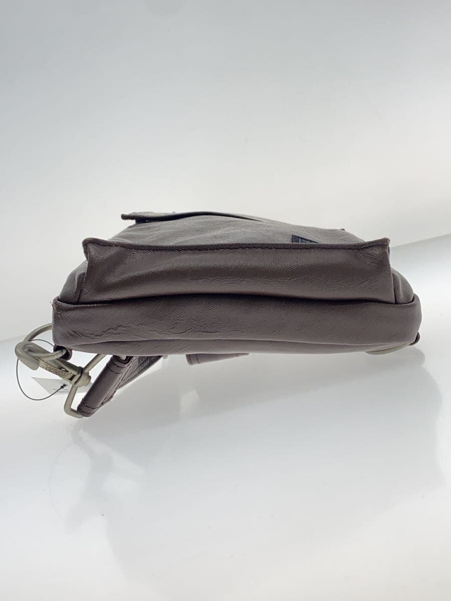 PORTER Shoulder Bag Leather BRW Solid 707-06127 4