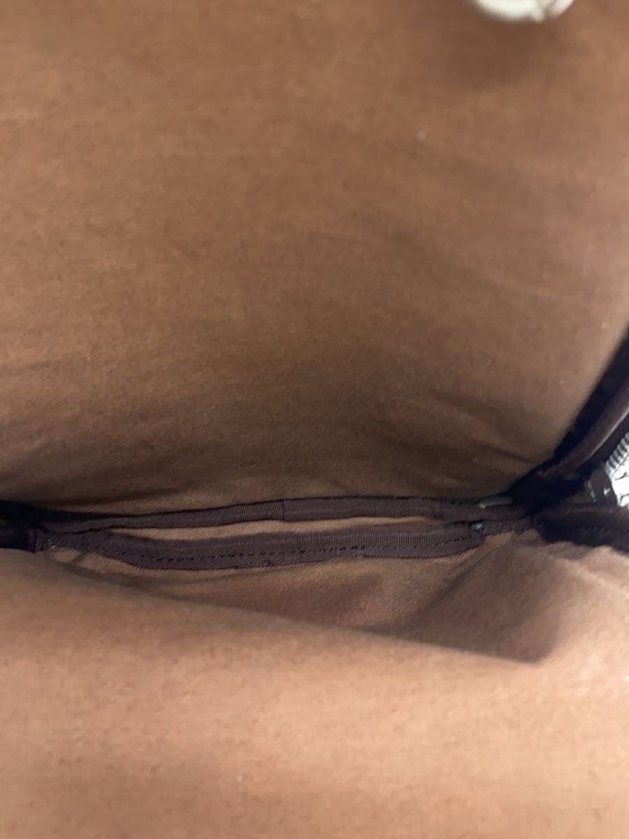 PORTER Shoulder Bag Leather BRW Solid 707-06127 6