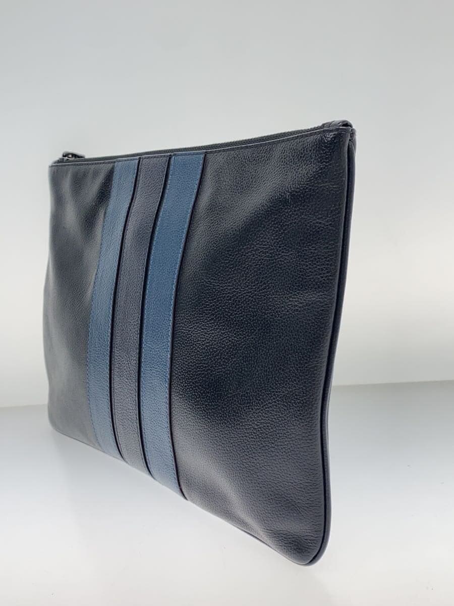 COACH Second Bag Leather BLK Solid 2