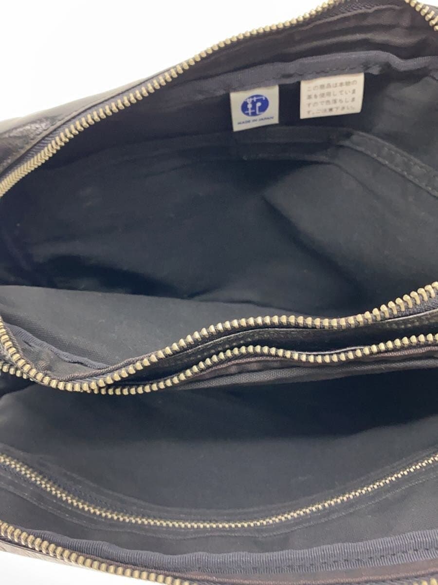 PORTER Shoulder Bag Leather Black 6