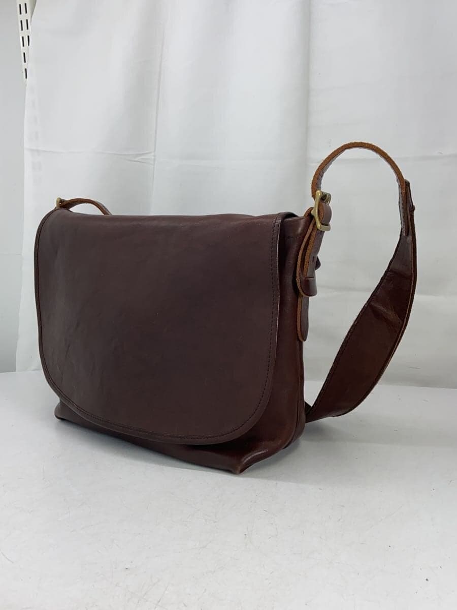 SLOW Rubono Shoulder Bag Leather BRW 2