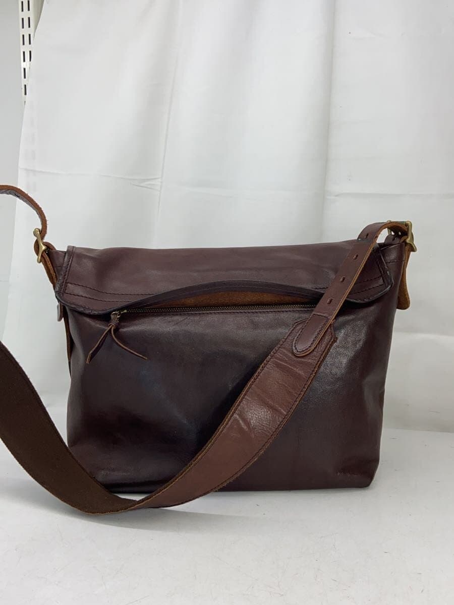 SLOW Rubono Shoulder Bag Leather BRW 3