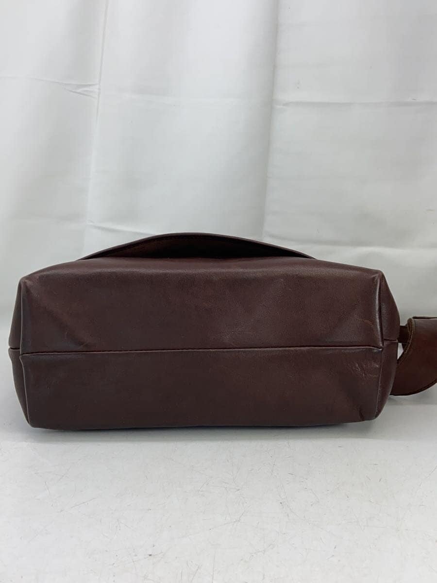 SLOW Rubono Shoulder Bag Leather BRW 4