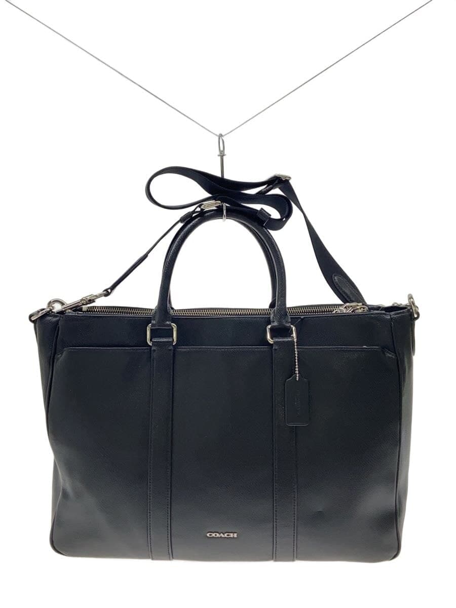 COACH tote bag polyester BLK plain