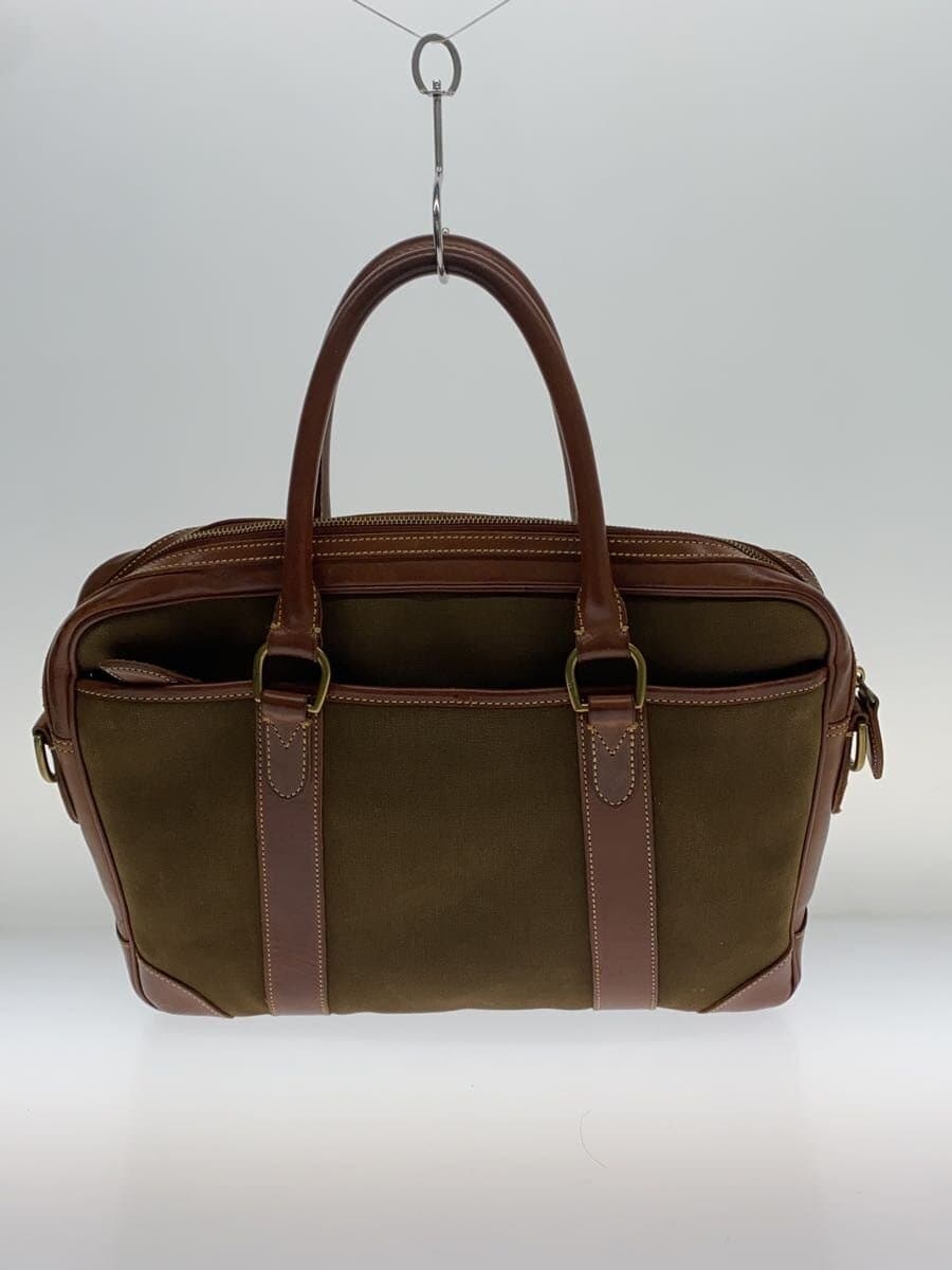 POLO RALPH LAUREN Briefcase Canvas KHK 3