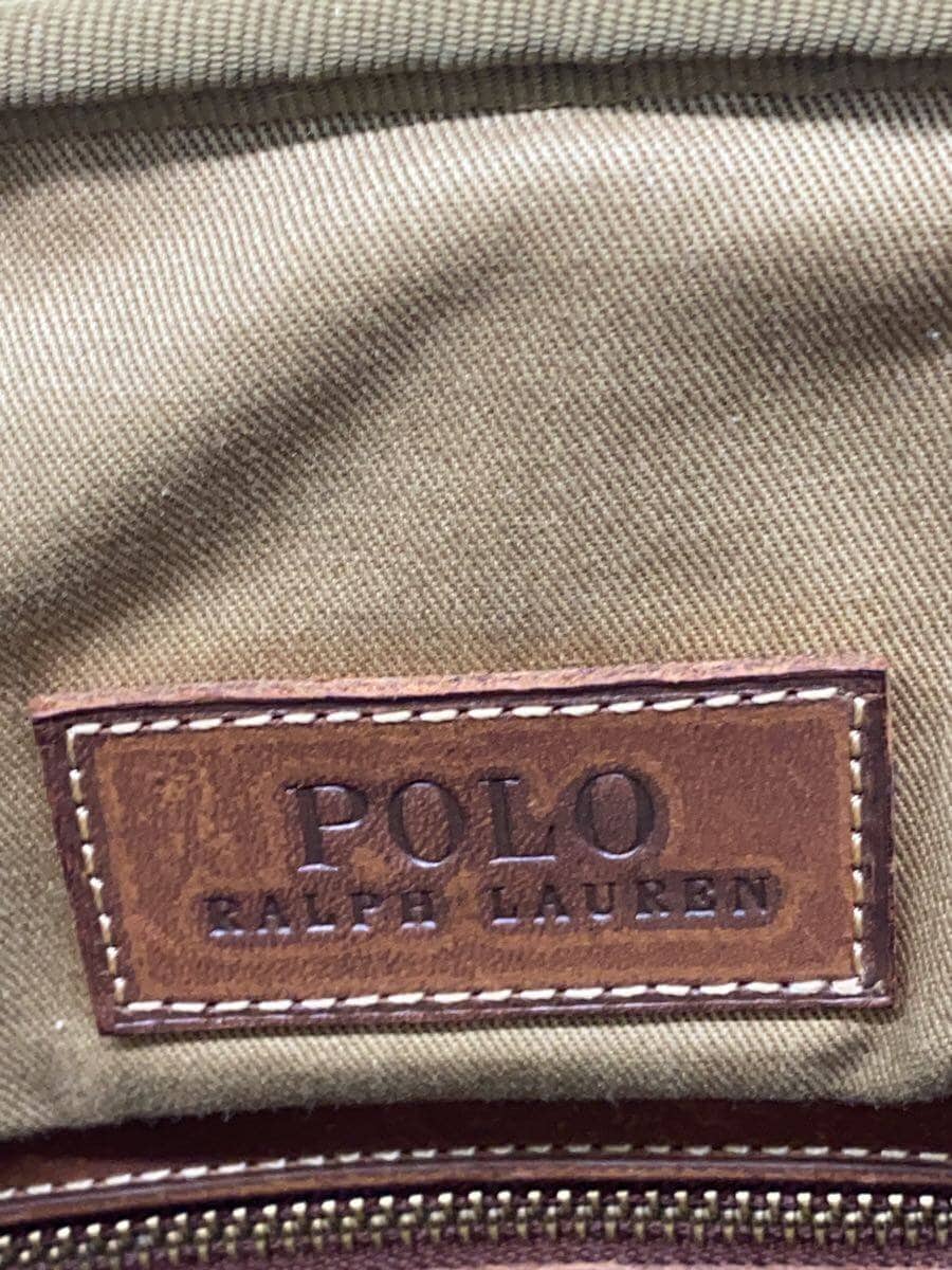 POLO RALPH LAUREN Briefcase Canvas KHK 5