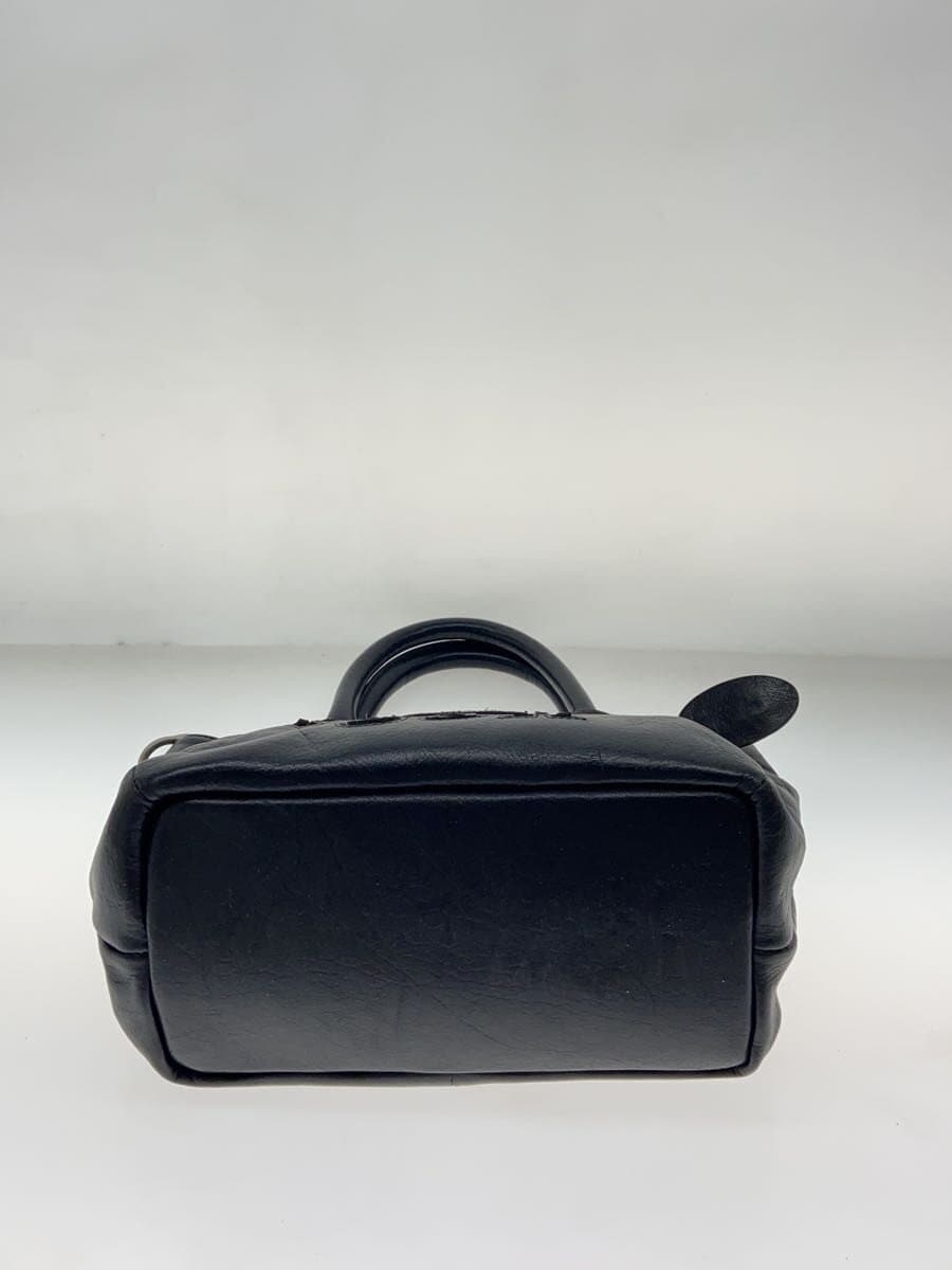 AVIREX tote bag leather black plain 4