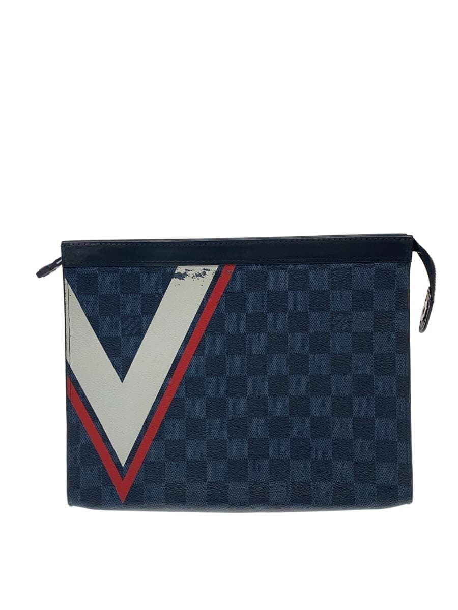 LOUIS VUITTON Pochette Voyage_Damier Cobalt_America's Cup PVC NVY All-over