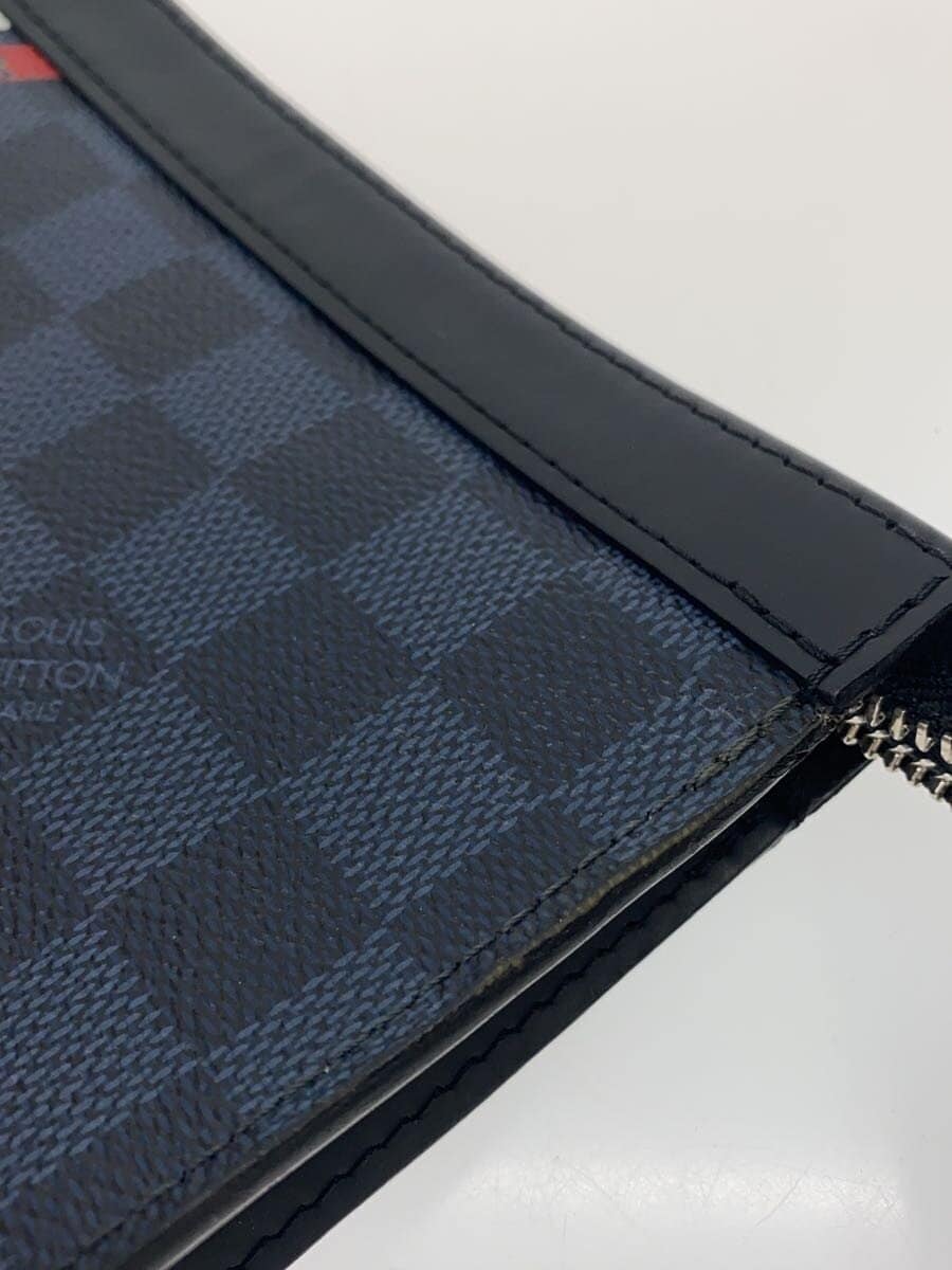 LOUIS VUITTON Pochette Voyage_Damier Cobalt_America's Cup PVC NVY All-over 9