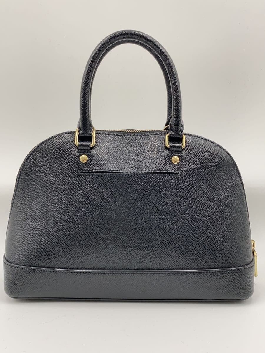 COACH Handbag Leather BLK F27591 3