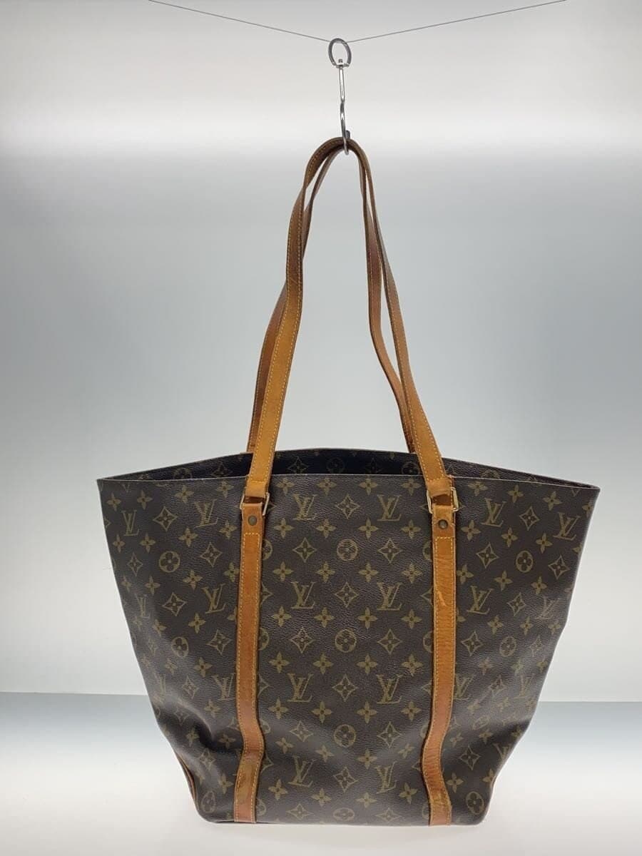 LOUIS VUITTON Bag Leather BRW All-over Print MB0998 3