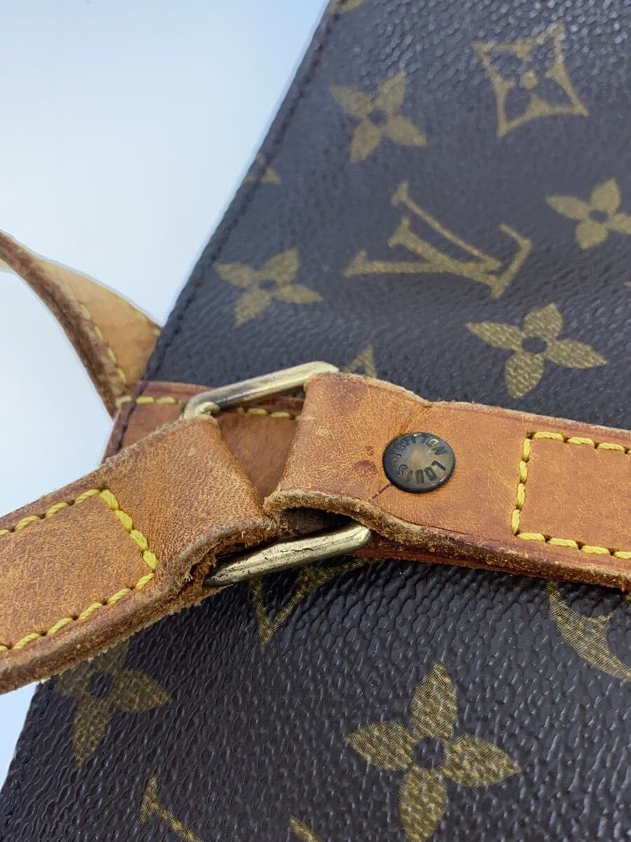 LOUIS VUITTON Bag Leather BRW All-over Print MB0998 9