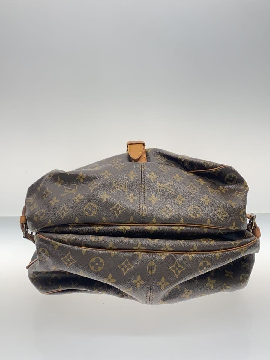 LOUIS VUITTON Bag Leather BRW All-over print 893FC 4